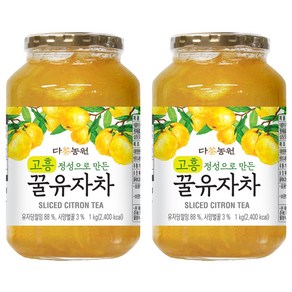 다농원 고흥 정성으로 만든 꿀유자차, 1kg, 1개입, 2개