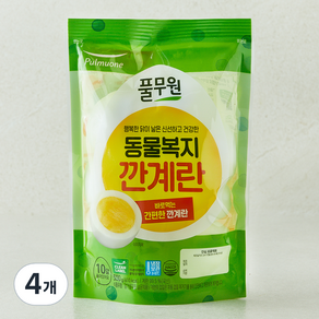 풀무원 동물복지 깐계란 500g, 10구, 4개