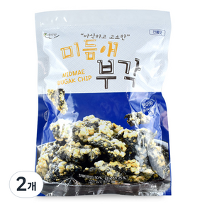 미듬애 부각 전통맛, 150g, 2개