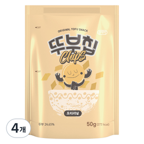 쿠키아 뚜부칩 오리지널, 50g, 4개