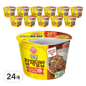 오뚜기 컵밥 옛날 잡채덮밥, 236.5g, 24개