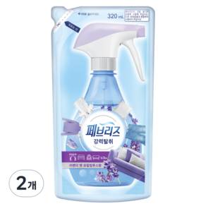 페브리즈 섬유탈취제 라벤더 앤 유칼립투스향 리필, 320ml, 2개