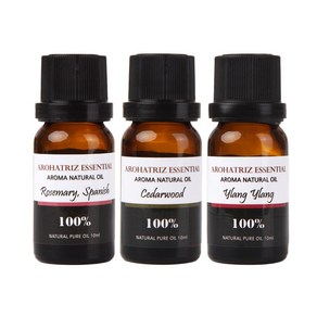 아로하트리즈 에센셜오일 로즈마리 + 시더우드 + 일랑일랑, 10ml, 1개