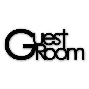 디자인신드롬 Guest room 문패/도어사인