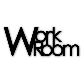 디자인신드롬 Work room 문패/도어사인