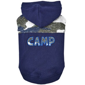 퍼피아 반려동물 CAMP 후드, 네이비, S, 1개