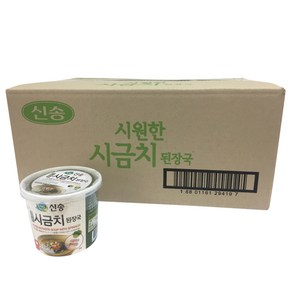 신송 시원한 시금치 즉석 된장국, 10g, 24개