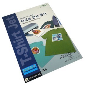 폼텍 전산 티셔츠 전사 용지 라벨지 210 x 297 mm IT-5389, 유색용, 3개