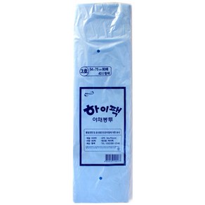 하이팩 야채봉투 3호 청 80p, 40L, 1개