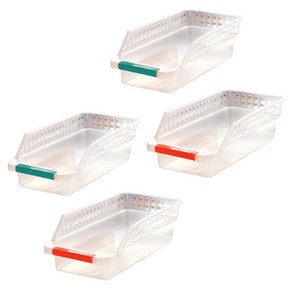 블럭마트 냉장고 에그 과일 야채 정리케이스, 랜덤 발송, 4개