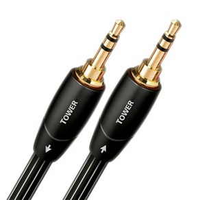 오디오퀘스트 Towe 3.5mm to 3.5mm 아날로그 인터커넥터 케이블 1m, 1개