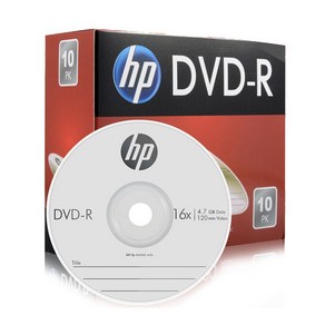 HP DVD-R 슬림케이스 공디스크 16X 4.7GB 10p