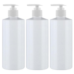 병도매닷컴 AC300 백색 디스펜서 206 흰색 마개 공병, 300ml, 3개