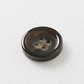 HR빅버튼 보스턴봉 단추 18mm, 블랙, 12개