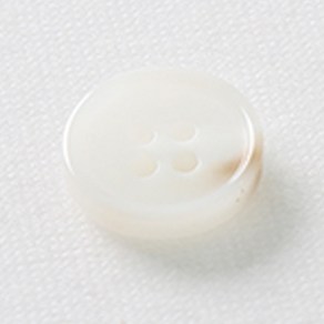 HR빅버튼 포멀 단추 18mm, 화이트, 12개