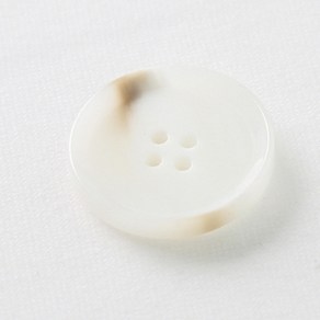 HR빅버튼 플레코 단추 28mm, 화이트, 12개