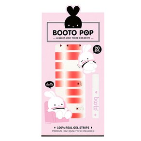 코코라인 붙이는 젤네일 스티커 BOOTO, No.19, 1세트