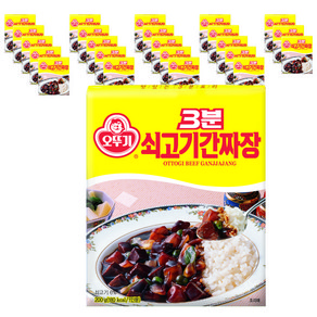 오뚜기 3분 쇠고기 간짜장, 200g, 24개