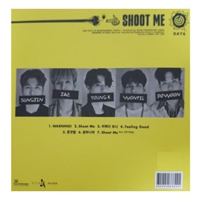 데이식스 - Shoot Me : Youth Part 1 미니 3집 버전 랜덤 발송