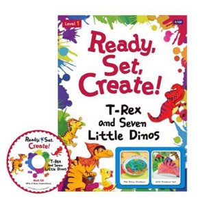 Ready Set Ceate! Level. 1: T-Rex and Seven Little Dinos(SB+Multi CD+AB+Wall Chat), A List