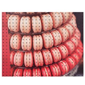 앤비커머스 인테리어타공판 핑크마카롱A WHITE, 1개