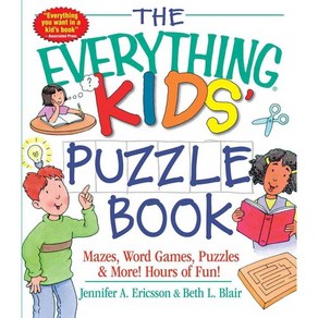 The Eveything Kids' Puzzle Book : Mazes Wod Games Puzzles and Moe Hous of Fun Papeback, Adams Media