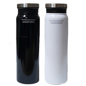 푸코 T21 보온텀블러 2p, 블랙, 화이트, 750ml