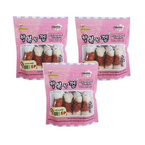 행복한껌 강아지간식 5p, 치킨, 3개