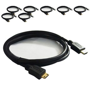 대원 미니 HDMI 케이블, 8개입, 3m