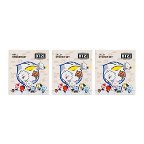 BT21 데코 스티커 세트 2탄, 스쿨, 3개입