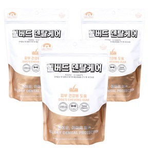 벨버드 푸드 덴탈케어 강아지 간식, 피부건강, 100g, 3개