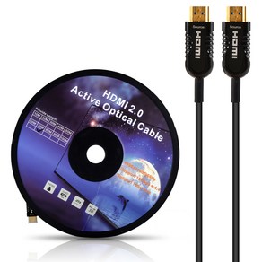 넥스트유 HDMI 2.0v ACO 하이브리드 광케이블 NEXT-2080HAOC 80m, 혼합색상, 1개