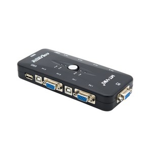 컴스 USB KVM 4대 1 스위치