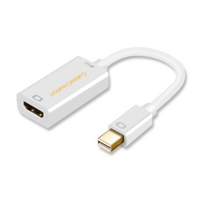 넥스원 CableCreation Mini DP to HDMI 1.2버전 프리미엄 변환젠더 CD0009 0.1m 화이트