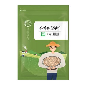 광복곡물 유기농 찰현미, 3kg, 1개