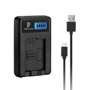 퓨어클리어 캐논 LP-E6 LCD 싱글 USB 호환충전기