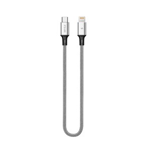 이츠라이프 칸쿤 PD USB C TO 라이트닝 아이폰케이블 18W 2M, 그레이, 1개