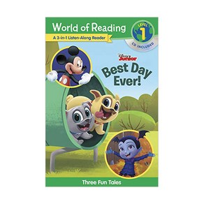 World of Reading Level 1 : 3-in-1 Listen-Along Reader : Disney Jr.'s Best Day Ever!