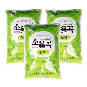 소율곡 전통누룩, 3개, 1kg