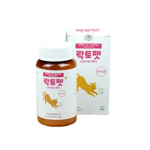 락토펫 고양이 영양제 용기형, 장건강/유산균, 60g, 1개