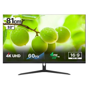 주연테크 4K UHD USB C 노트북 영상출력 모니터 + 리모콘, 81cm, V32UE(일반)