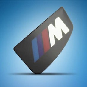 BMW M 로고 차량 키 스티커, 혼합색상, 1개