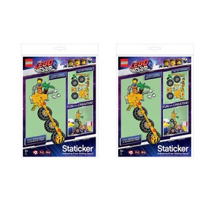 레고 무비2 스테티커 에밋/비클 2pack 52368, 혼합색상, 1개