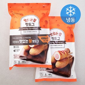 키큰아이 맛있는 찰 핫도그 5개입 (냉동), 400g, 2봉