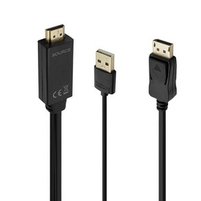 랜스타 HDMI to DisplayPot 모니터케이블, 2m, 1개