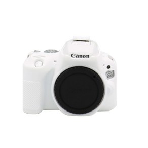 CANON 200D/200DII 카메라 실리콘 바디보호용 케이스 화이트