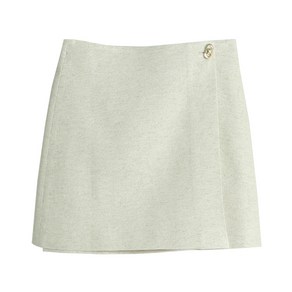 르네제이 Linen Wrap Short Skirt