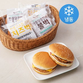 한끼의품격 달콤한 불벅 140g x 3팩 + 고소한 치즈벅 140g x 3팩 (냉동), 1세트