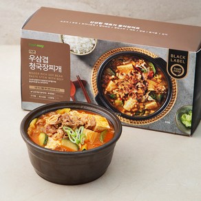 프레시지 더큰 우삼겹 청국장찌개 밀키트 3~4인분