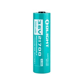 오라이트 21700 충전용 배터리 5000mAh, 블루, 1개